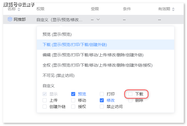 禁止员工下载共享资料，不妨试试这个