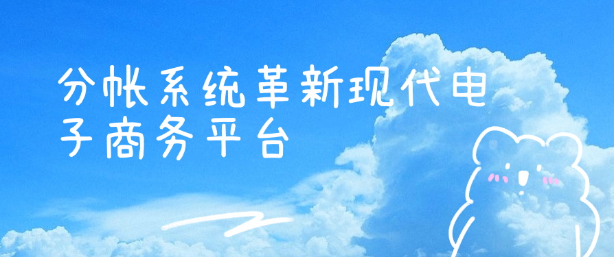 米乐平台 M6分帐系统革新现代电子商务平台(图1)