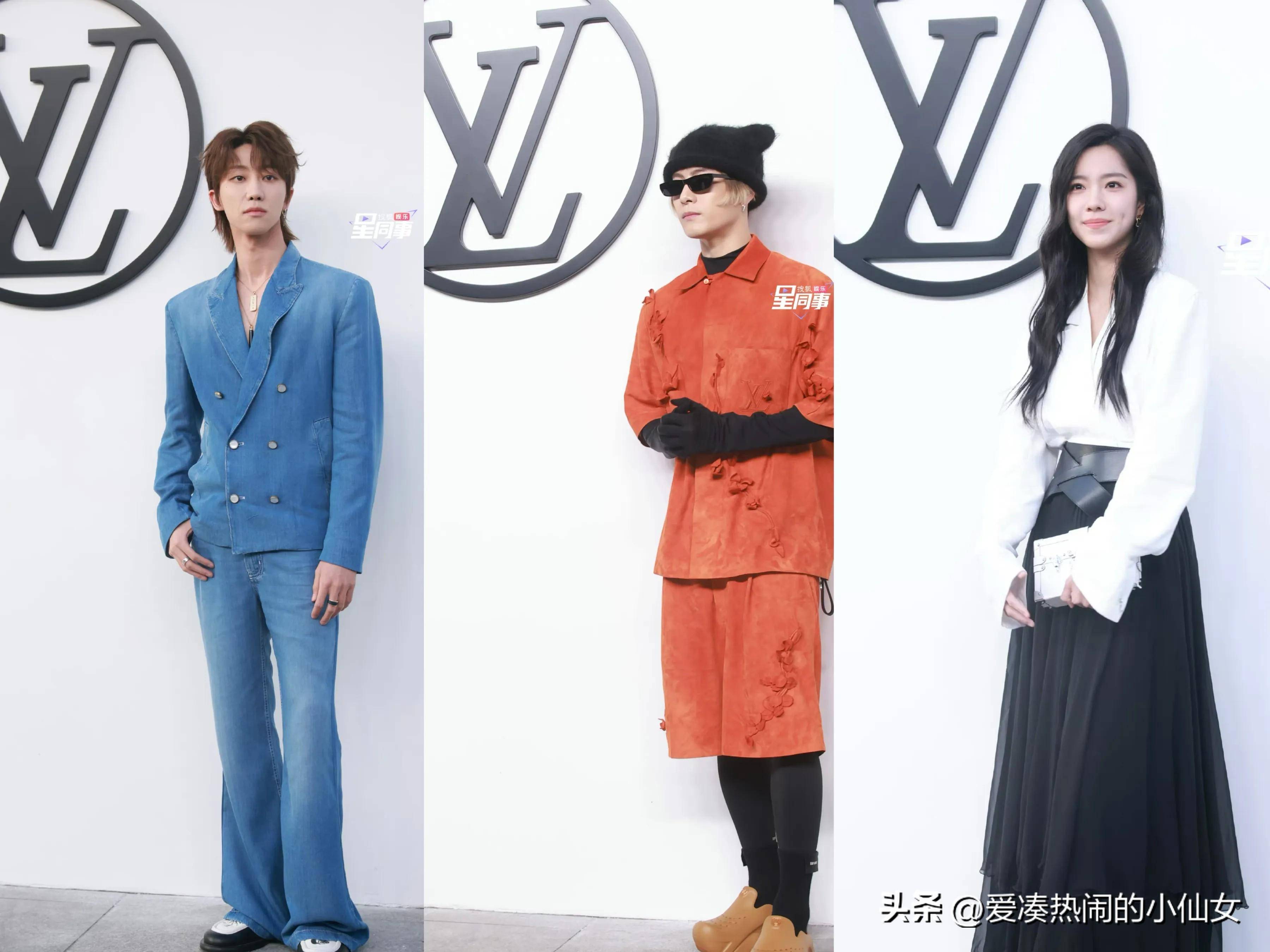 原创LV上海大秀：刘亦菲圆润，金晨摩登，钟楚曦时髦高挑堪比模特！