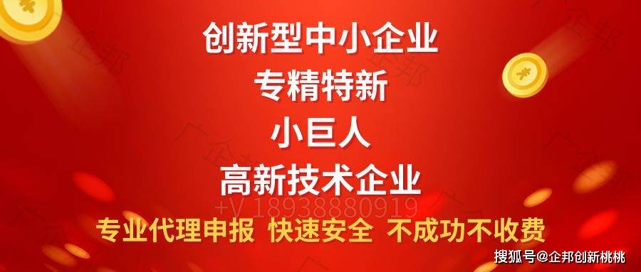 2024全解析：创新型中小企业、专精特新、小巨人、高新技术企业