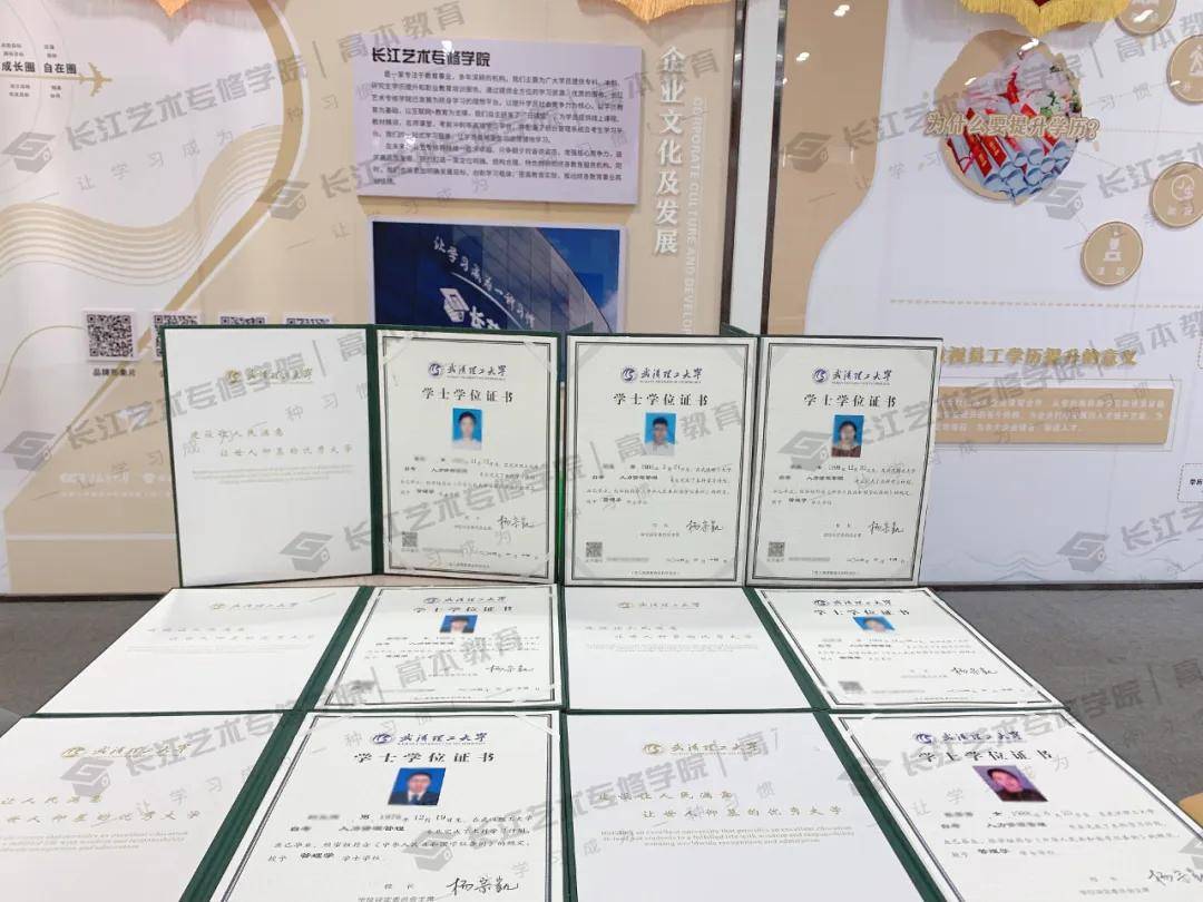 恭喜本批次高本教育学员取得武汉理工大学学位证书