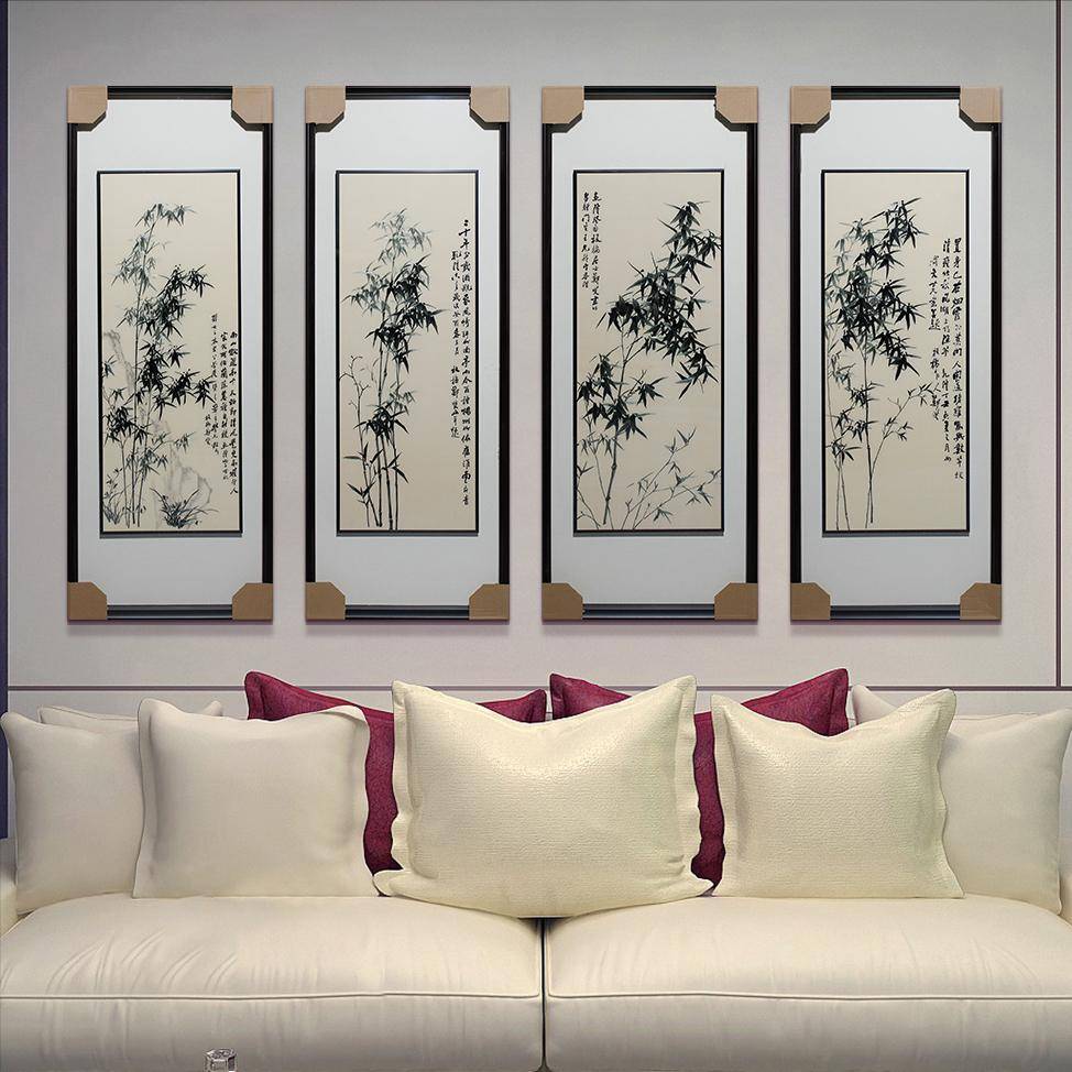 拒绝审美“灾难”!新中式装修客厅挂画,需要这样选择!(图3) 拒绝审美“灾难”!新中式装修客厅挂画,需要这样选择!(图3)