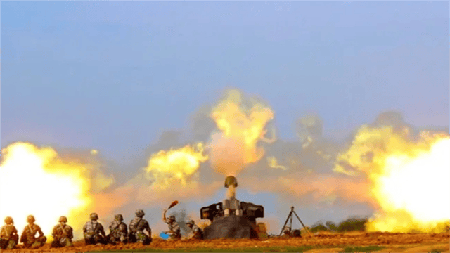 距台岛165公里，解放军进入战位！火炮呼啸出膛，这仅是开胃菜