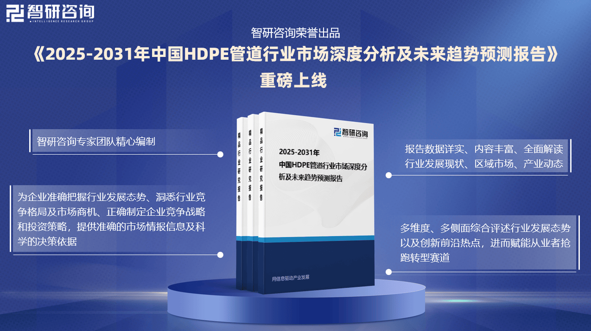 太阳成集团tyc9728智研讨论—2025年中邦HDPE管道行业发揭示状及市集需
