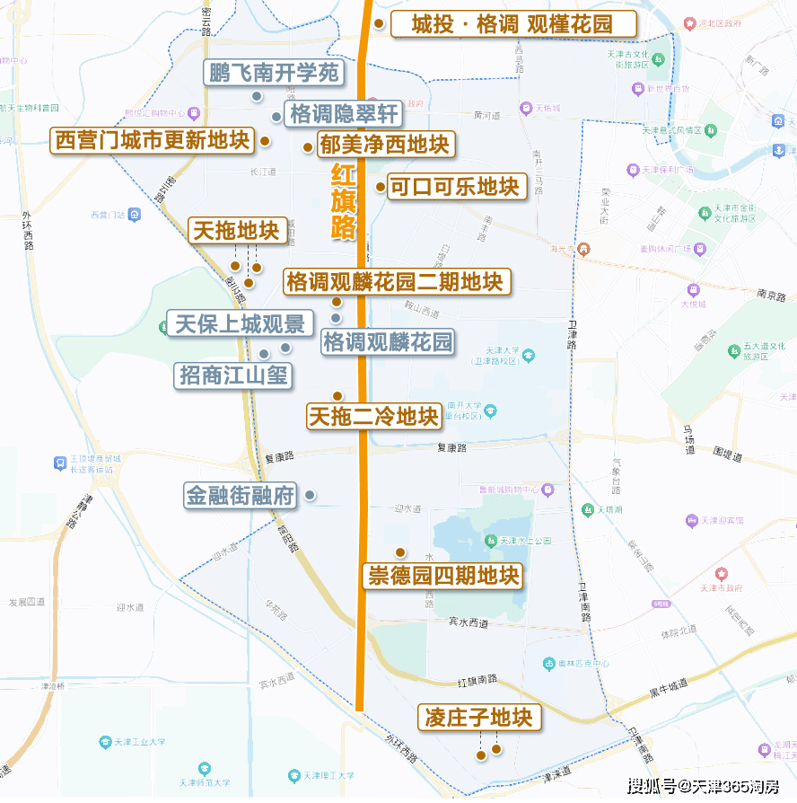 JN江南网址2025年天津楼市“第一街”(图1)