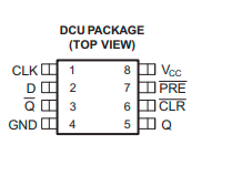 SN74LVC2G74DCUR触发器全新原装现货PDF数据手册引脚图规格书参数