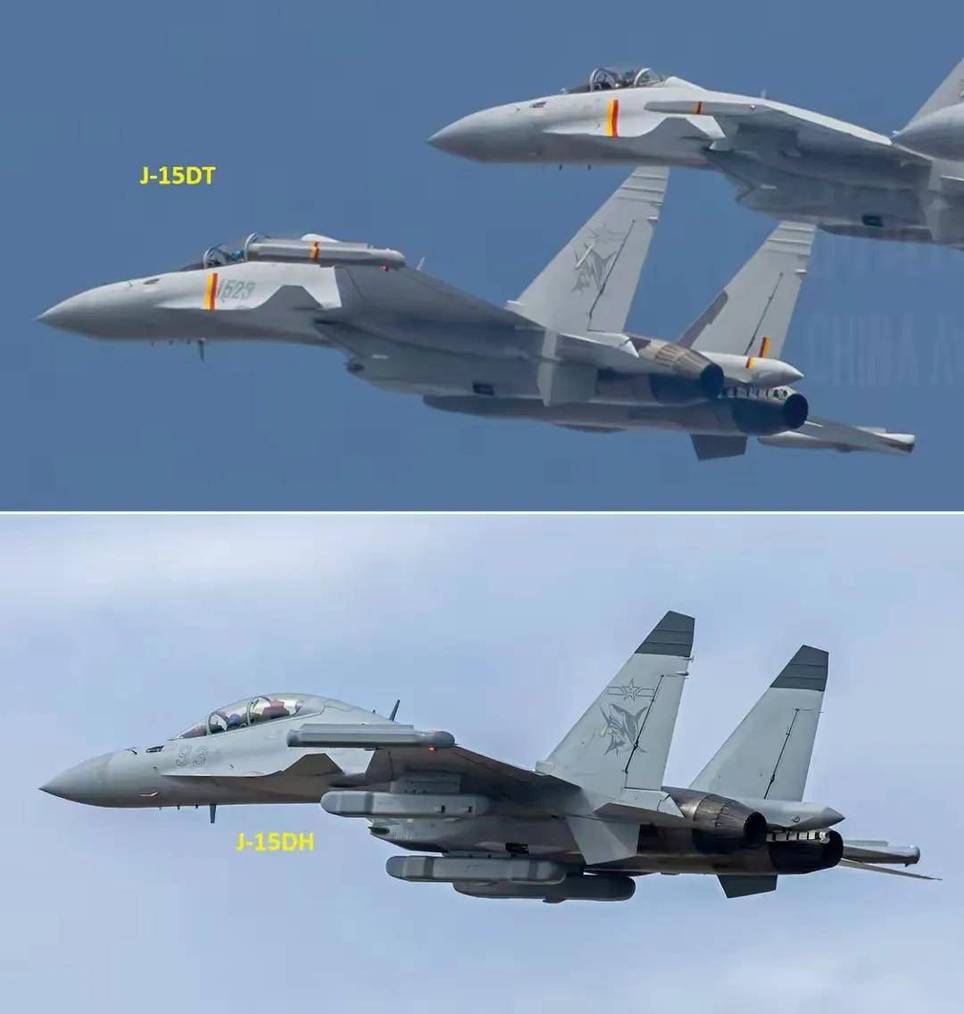 &quot;重磅武器震撼登场！歼-15DT弹射型电子战机亮相，祖传的减速板已取消