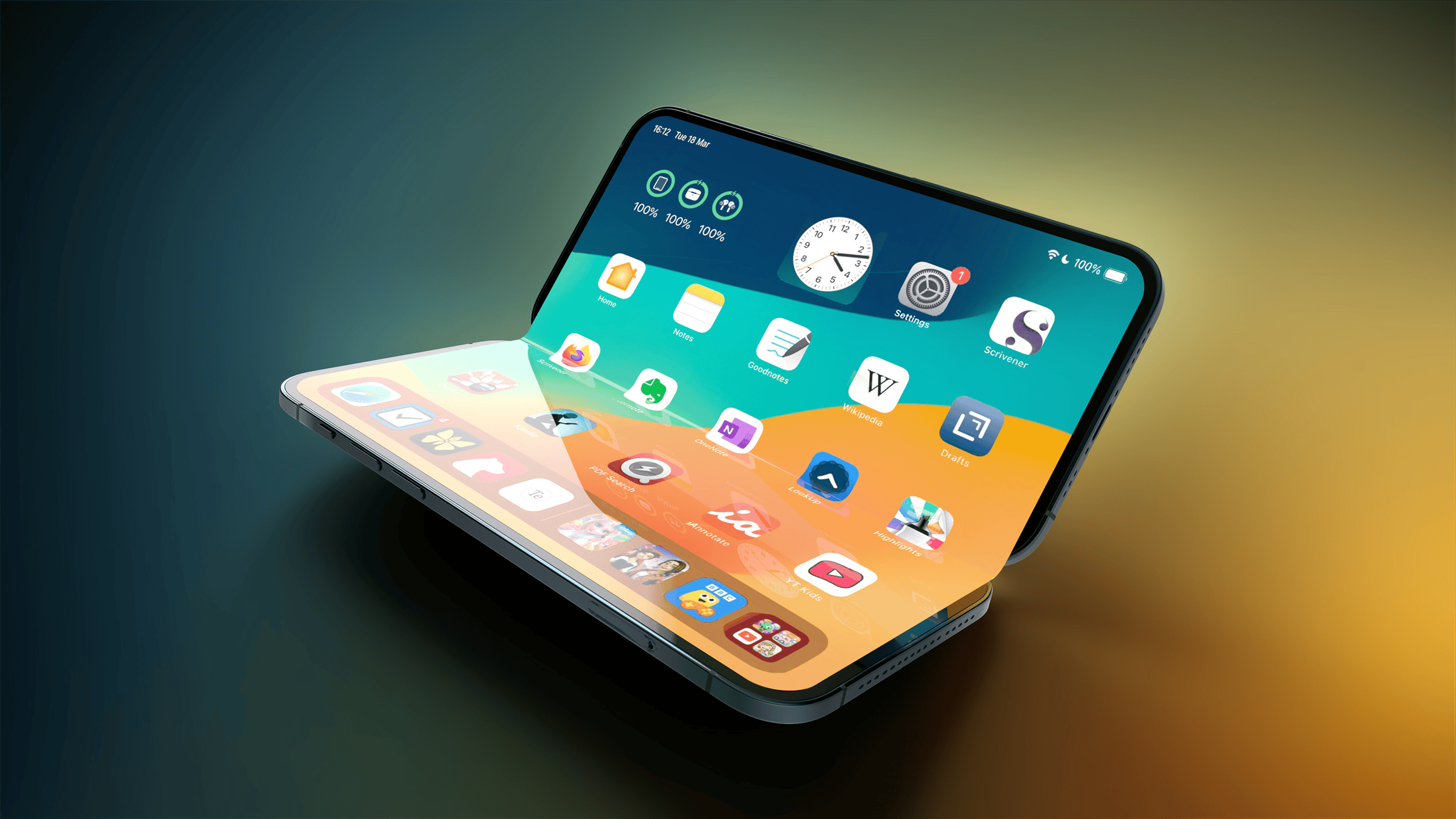 售价或达1.5万元！苹果折叠屏iPhone预计明年下半年量产