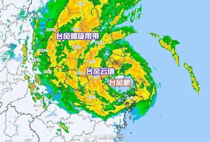 台风“竹节草”在上海奉贤再次登陆