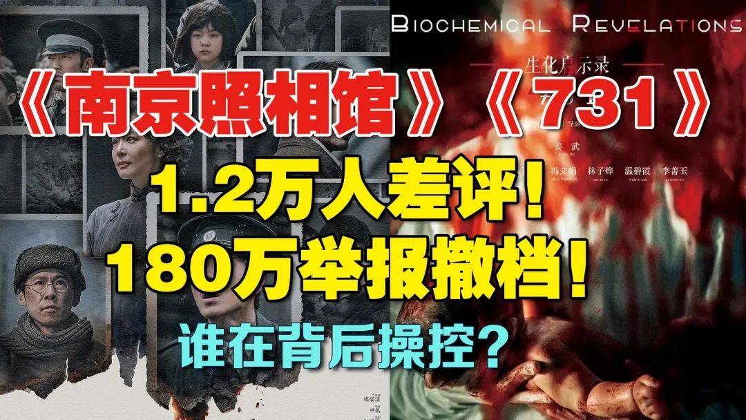 《731》今天没上映出了啥事？《南京照相馆》因此狂赚