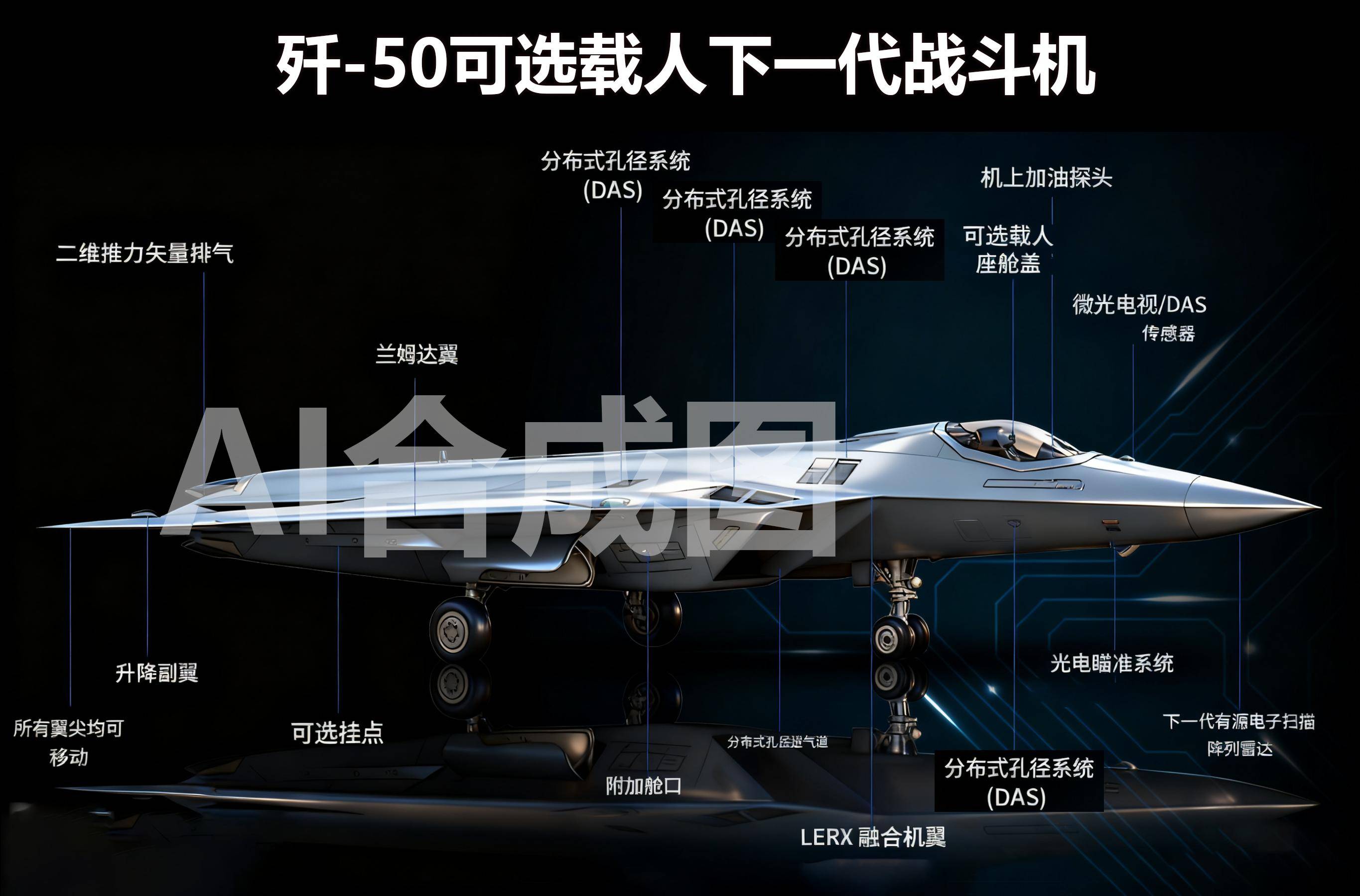 中国已占据先机，歼36歼50或有第二架，美军病急乱投医，慢了两步