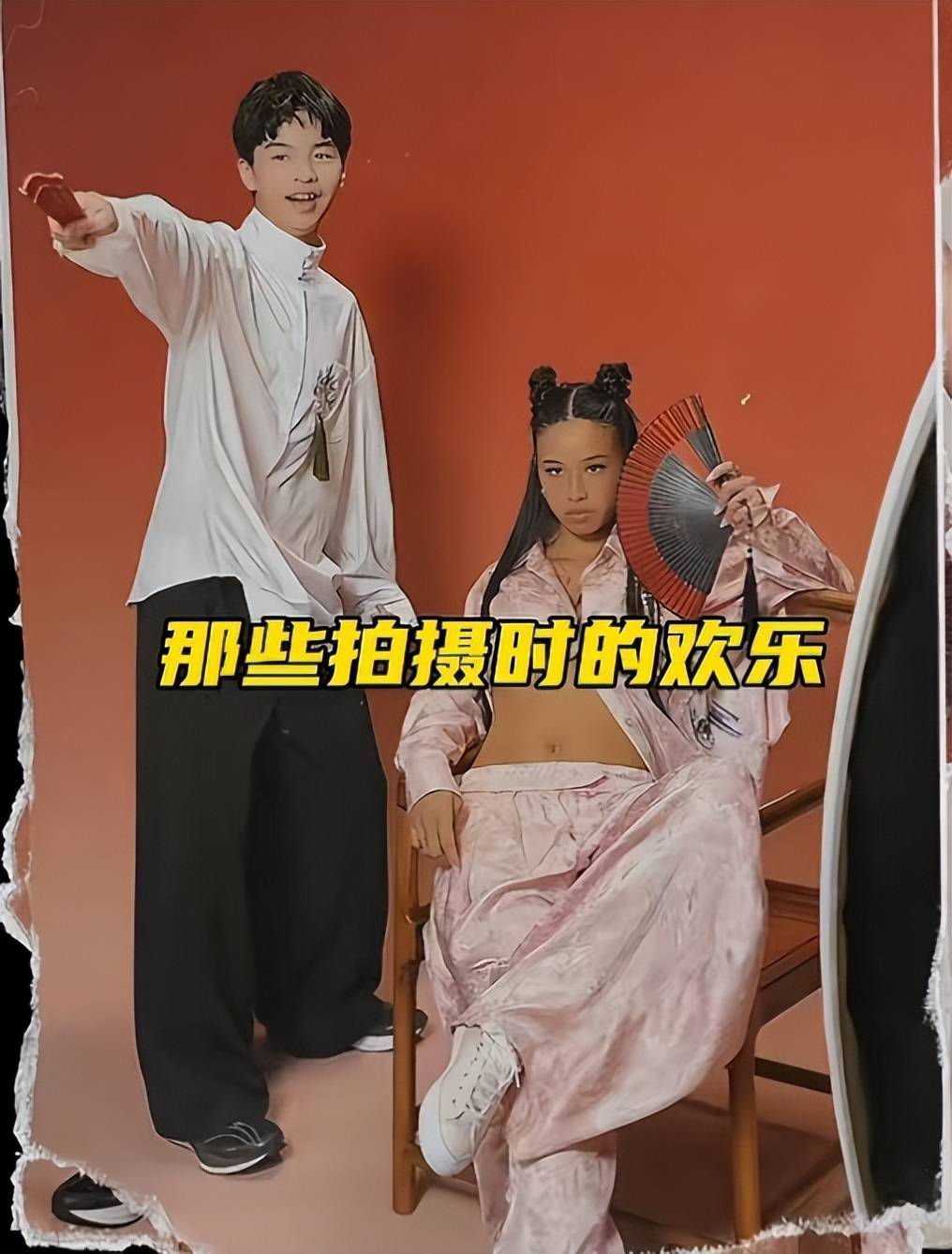 张庭晒一家四口,儿女颜值身高出众,15岁林希曈长成国际范小辣妹