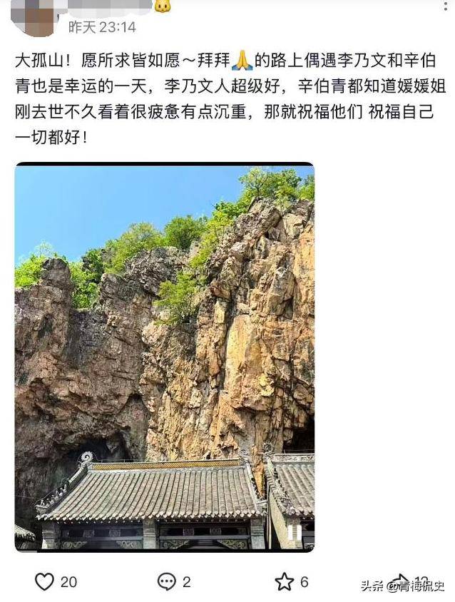 辛柏青带17岁女儿寺庙祈福！父女俩一直牵着手，李乃文也陪在身边