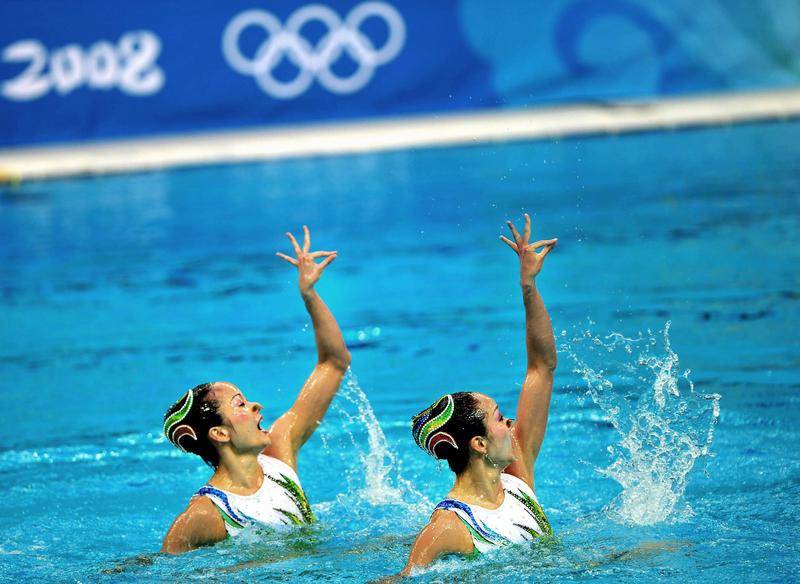 全运会十支花游队竟有七对双胞胎 混采区有点“乱套”