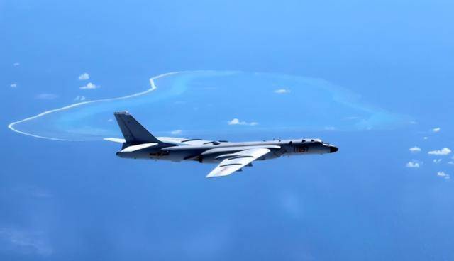 搅局台海后,日本又出兵南海?轰6编队果断出击,给美日菲上强度