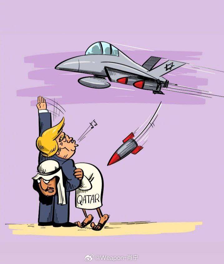 卡塔尔炸了，中东该醒了：再不找中国买歼35，以色列下一个就炸你