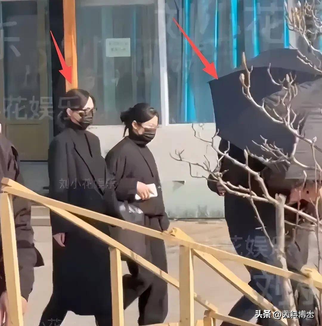 吃相太难看，唐嫣罗晋八宝山为父送行，令人恶心的一幕出现了！