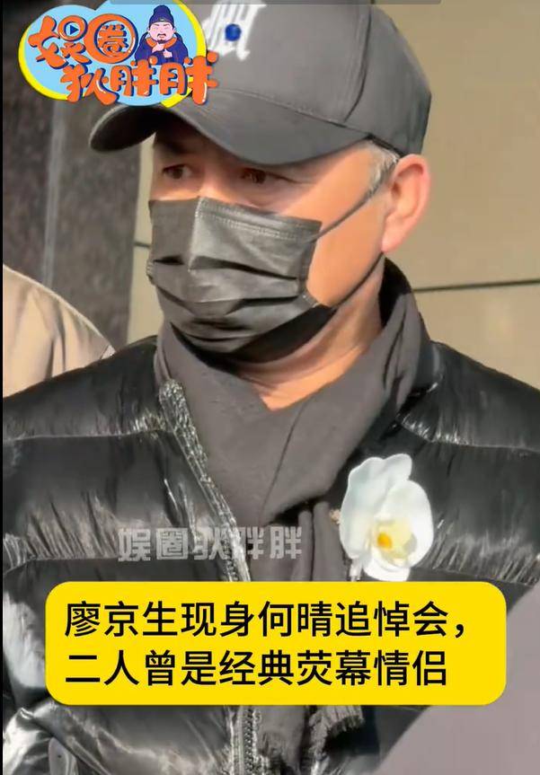 何晴葬礼举行!儿子手捧骨灰,遗像曝光惹泪目,廖京生现身送别