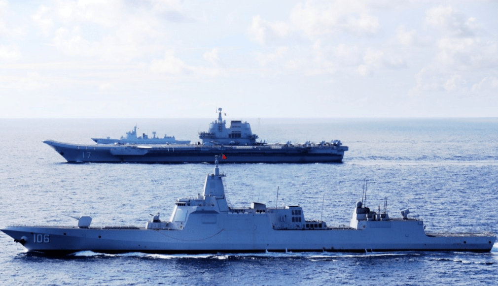 战力超乎想象！3支航母打击群加14艘055，已经可以横扫西太？