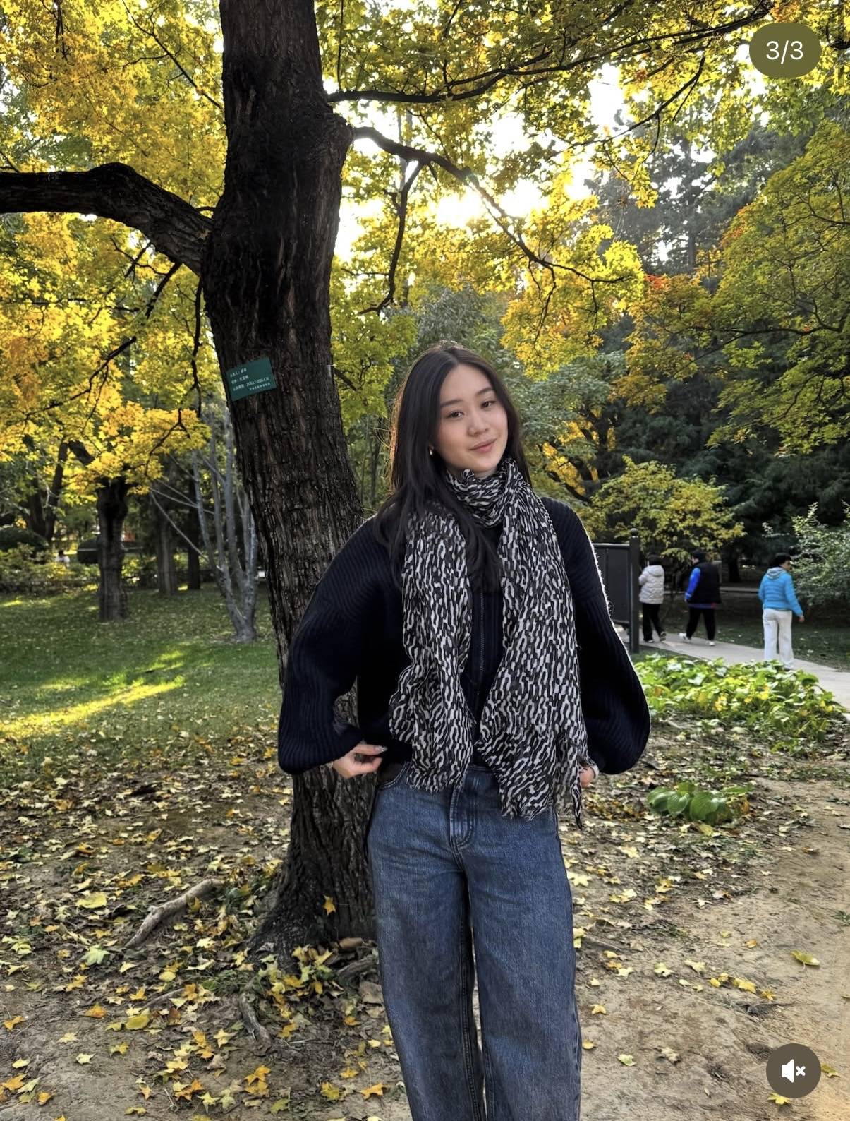 李连杰在九华山祈福,素颜沧桑却满脸祥和,与女儿在佛像前合照