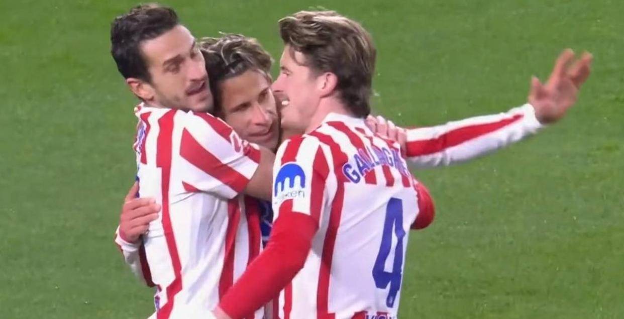 意外！马竞1-1憾平丢分皇马5-1大胜西甲积分榜前二差4分西班牙足球甲级联赛