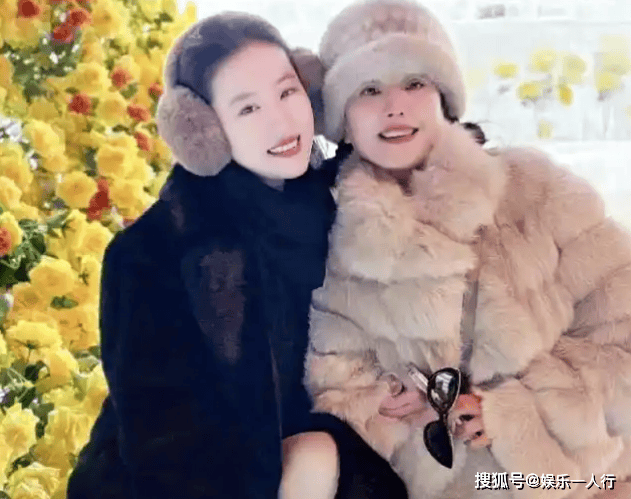 刘亦菲带65岁妈妈回哈尔滨被拍!65岁妈妈冻龄似少女,两人同框像姐妹,网友:这基因我服了