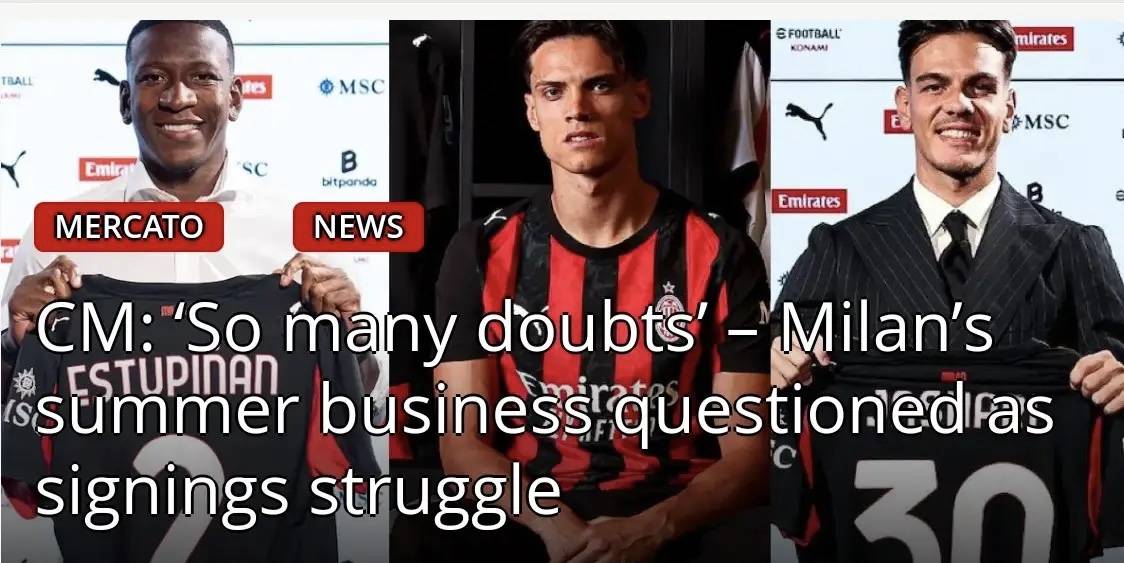 米兰体育- 米兰体育官方网站 世界杯官方指定投注平台意甲媒体点评三大新援的赛季表现：与理想中的状态还有差距还需努力