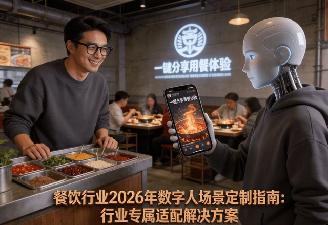 bw必威西汉姆联官网-餐饮行业 2026 年数字人场景定制指南：行业专属适配解决方案