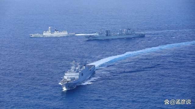 日方冲到第一线,与美菲逼近台海,解放军两路并行,击破包围圈