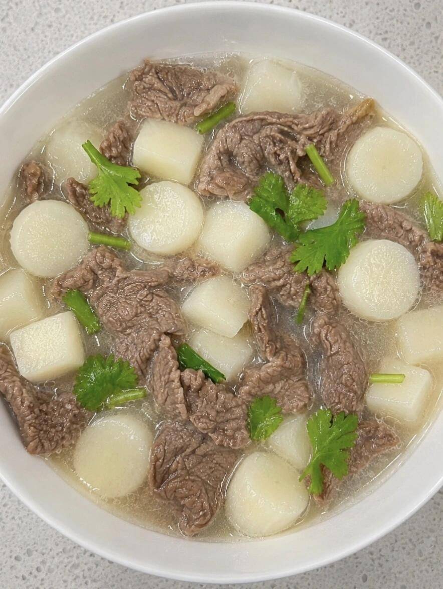 山药牛肉汤