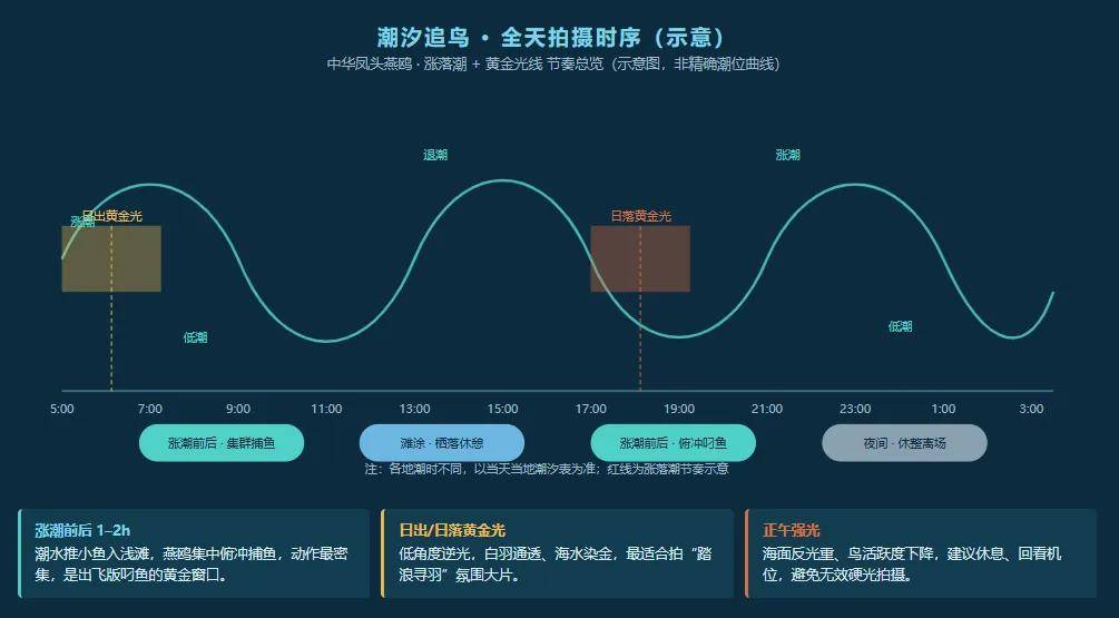 【中华凤头燕鸥】帮你整理山东日照机位清单、潮汐拍摄计划表、成片后期调色思路与影展作品分组方案