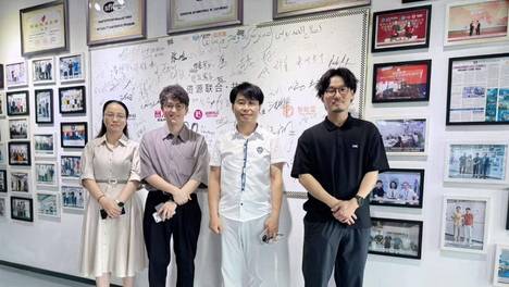 日本MTG泽野到访深圳人本国际科技服饰有限公司，就智能服饰进行交流