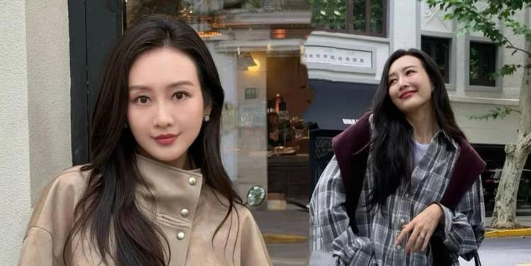 官宣有娃后的王鸥状态真好！入秋2套穿搭配色温柔，穿出老钱感