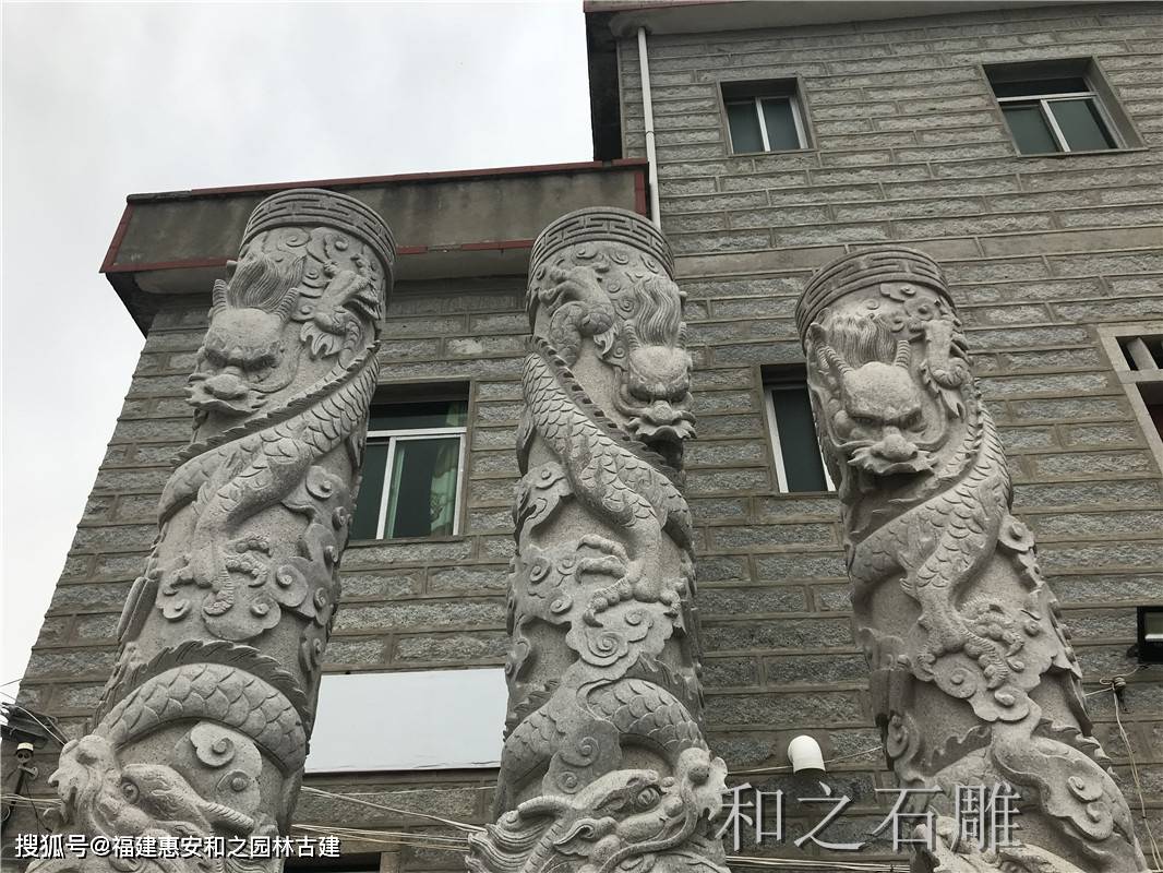 石雕龙柱——寺庙中的重要装饰品(图2)
