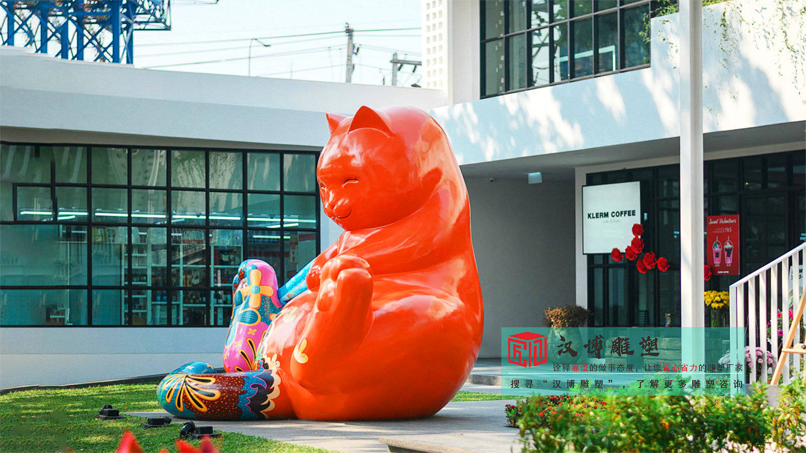 城市广场玻璃钢动物雕塑,雕塑源头工厂的匠心杰作