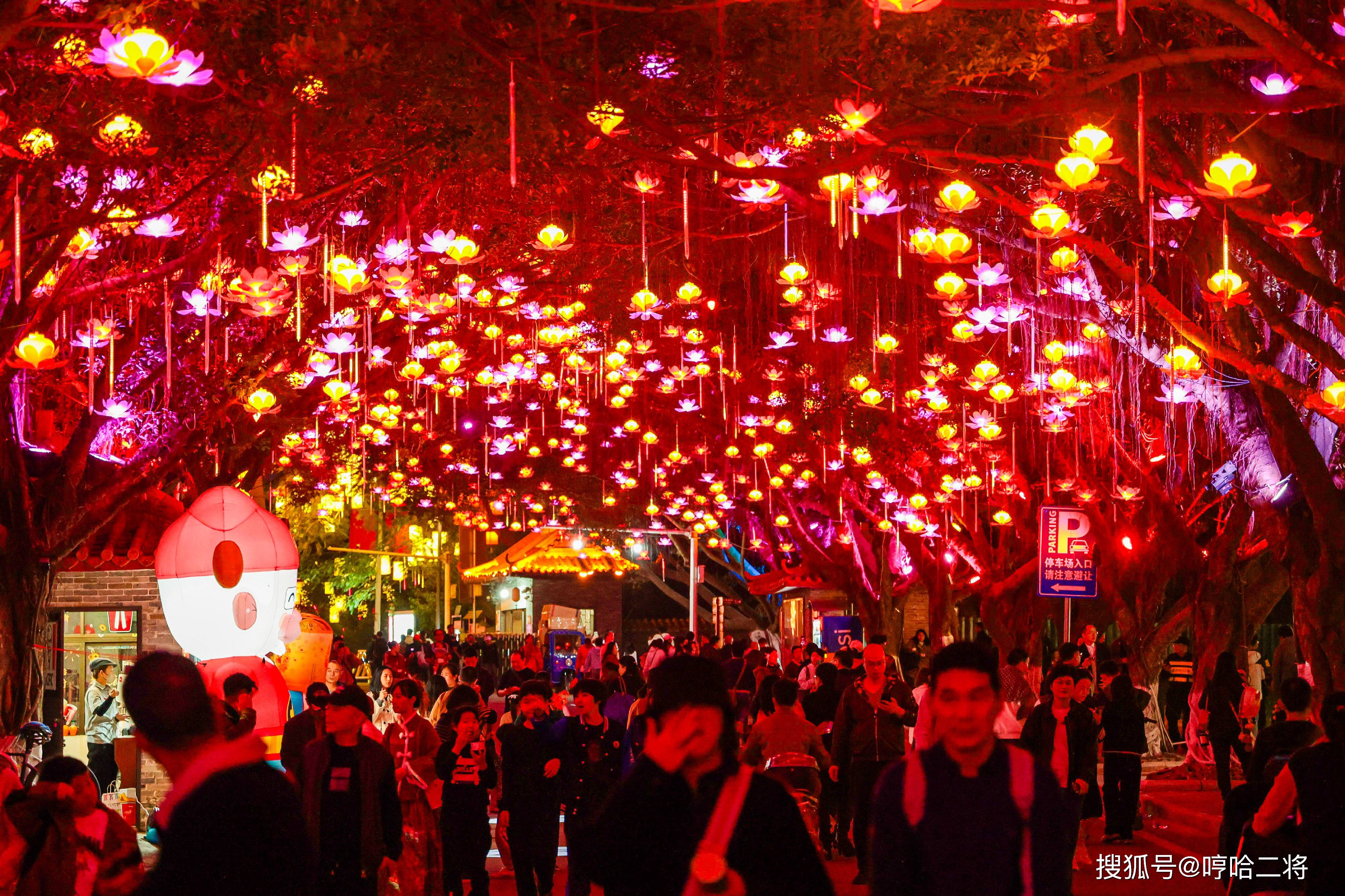 2025粤港澳大湾区灯会南沙亮灯万盏彩灯迎蛇年（多图）(图5)
