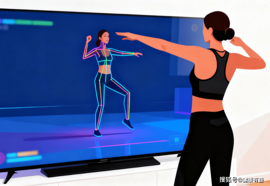 ”：智慧屏端的AI交互健身变革瓦力棋牌从“看电视”到“练健康(图1)