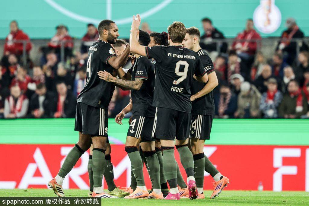 德国杯-凯恩双响迪亚斯传射 拜仁4-1晋级各赛事14连胜