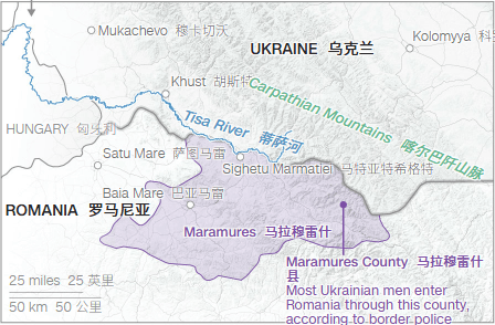 为逃兵役越境的乌克兰人：“宁可死于山野”