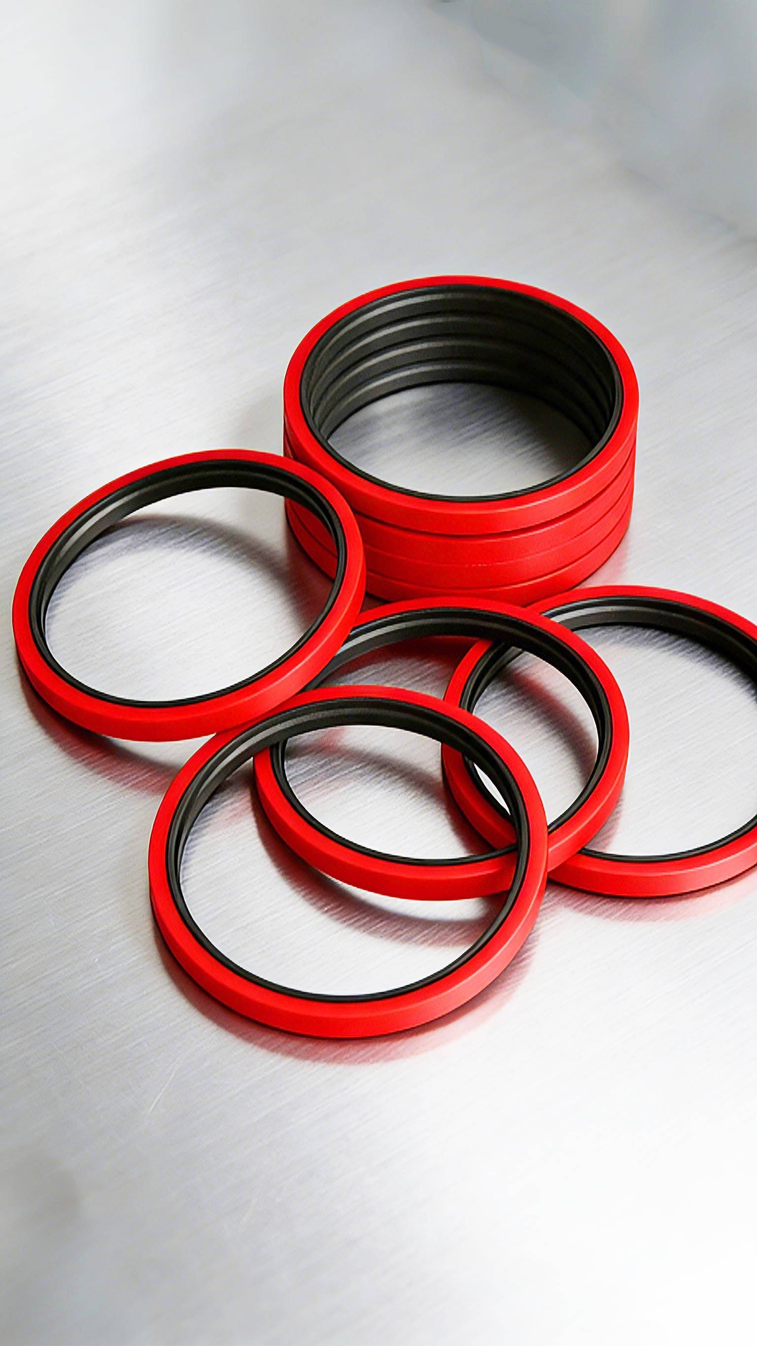 液压缸高压密封怎么选？PTFE+PU重载阶梯组合密封件DMSS！(图1)