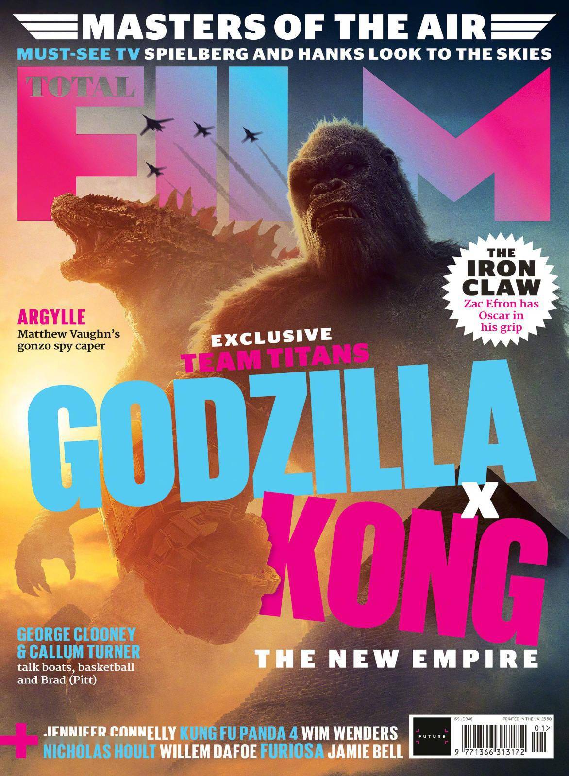 《哥斯拉大战金刚2》登杂志封面 巨型怪兽出动