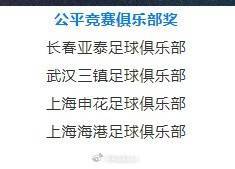 绝对公平竞赛奖全是按相对的公平竞赛积分自动算出，不是他评出出来