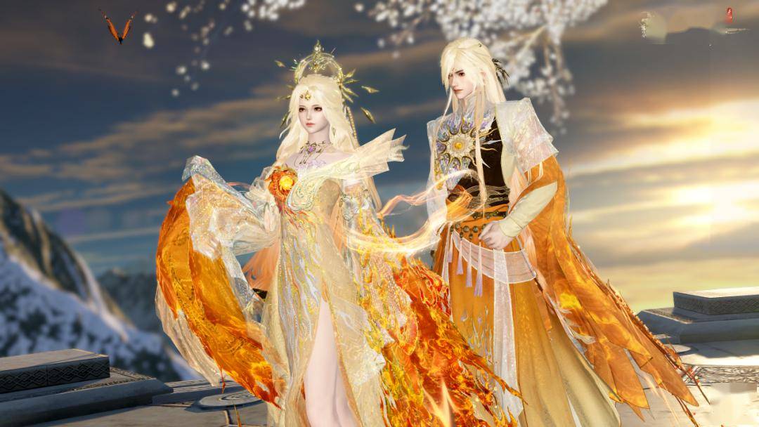 一键化身东方神明？极致华美，逆水寒手游玩家：开年震撼！