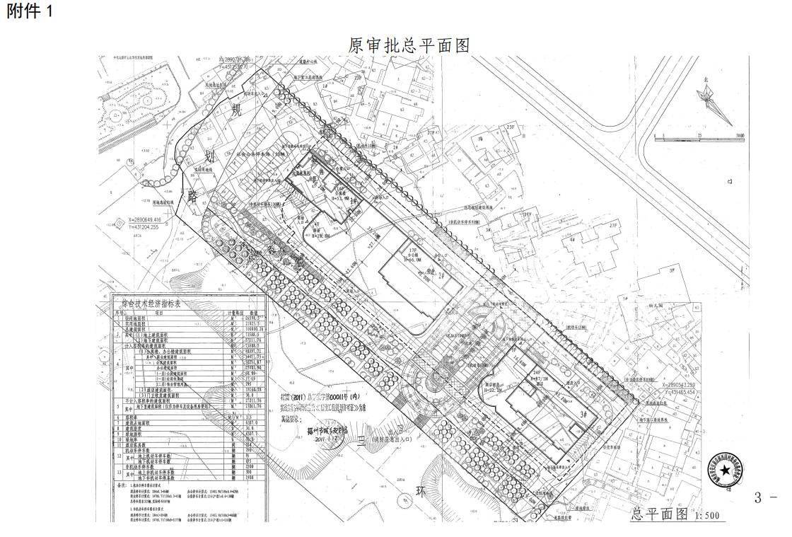 五四北西园酒店、商业办公项目总平面拟调整，规划酒店客房数284间