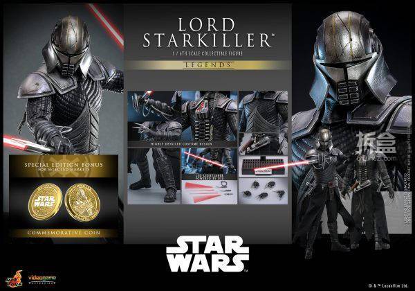 HOTTOYS 星球大战 原力释放 弑星者尊主 1/6可动人偶