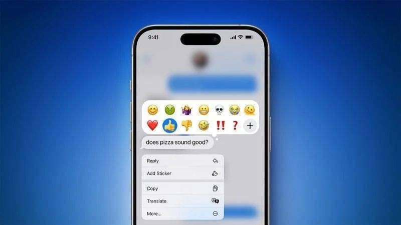 数百种任你用，时隔 8 年苹果终于扩充 iMessages 反应 Emoji