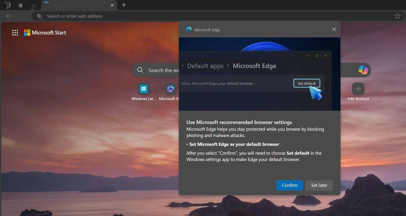 微软推广新横幅，力邀 Win11 用户把 Edge 设为默认浏览器
