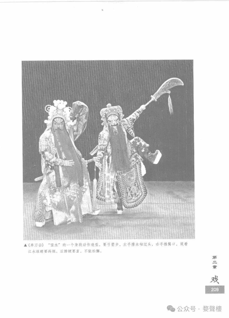 昆曲《单刀会·刀会》关羽身段图谱