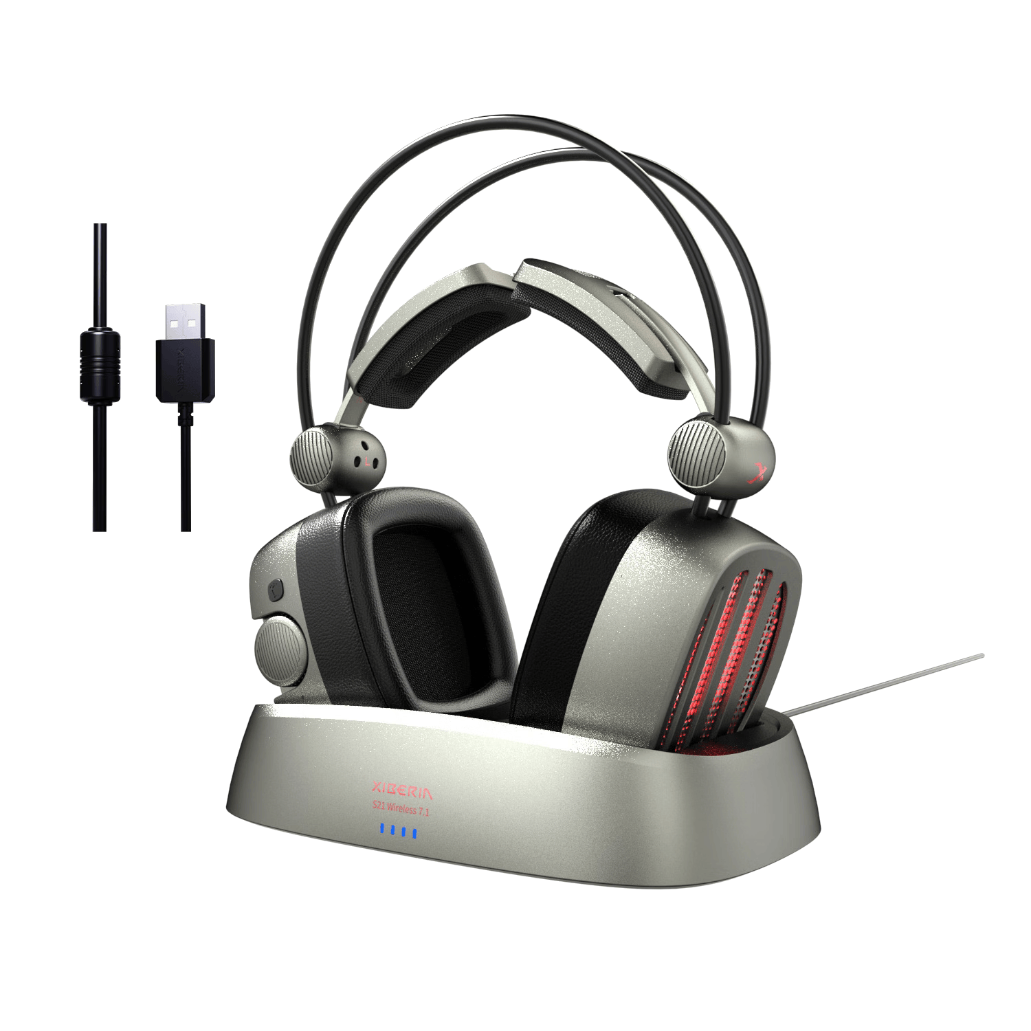 超越游戏的音质体验:西伯利亚S21无线智充游戏耳机全解析!(图1)