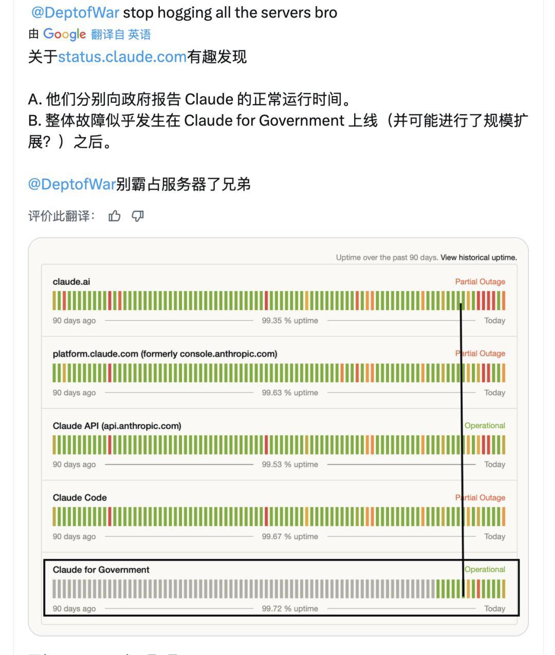 是的,美国和伊朗的冲突让全世界的AI中断了。
